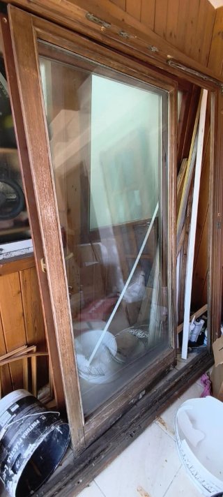 Ventanas antiguas de madera