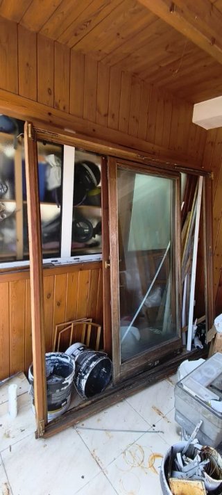 Ventanas antiguas de madera