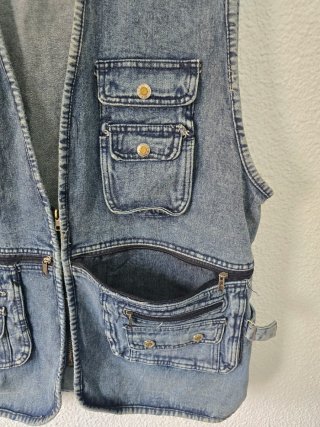 Chaleco PENGQI Vaquero Azul Talla XXL