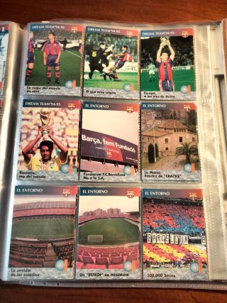 ALBUM BARÇA 90/96 DREAM TEAM  QUINTA MINI COMPLETO