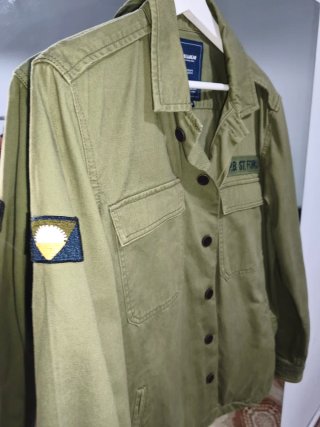 Sobrecamisa Pull&Bear Verde Talla M