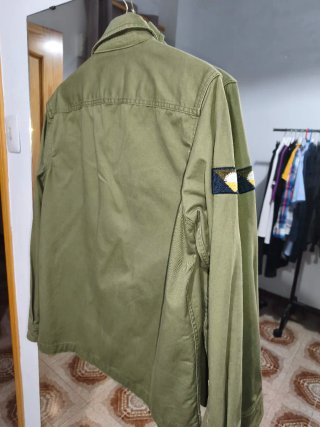 Sobrecamisa Pull&Bear Verde Talla M