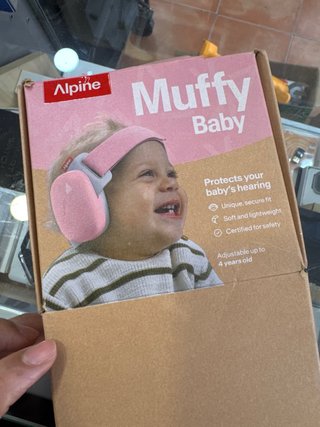 Cascos Bebé Alpine Muffy Confort Rosa