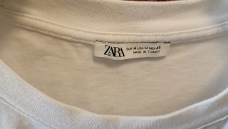 Camiseta Zara Blanca Talla M