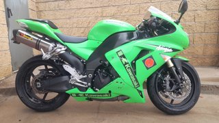 Kawasaki ZX10R 2008 Verde