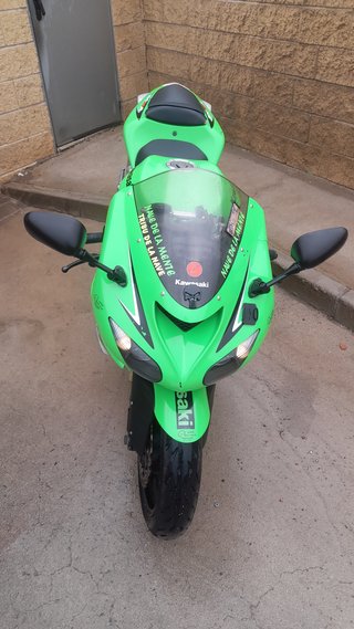 Kawasaki ZX10R 2008 Verde
