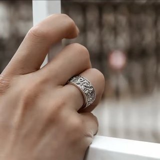 Conjunto Anillo y Pulsera Plata Ley