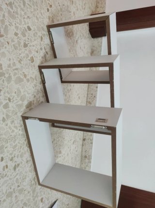 Estantería cubos blanca