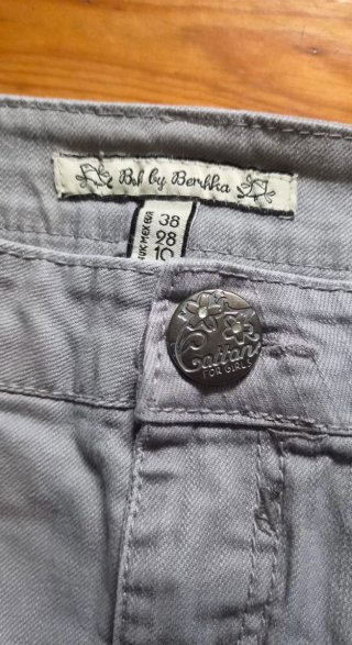 Minifalda vaquera gris
