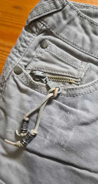 Minifalda vaquera gris