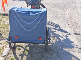 Carro remolque para 2 niños