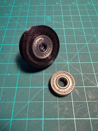 Pack 2 poleas para tendal con rodamiento
