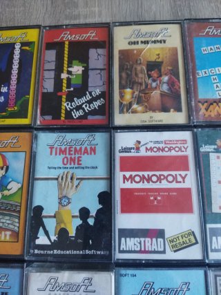 Lote Iniciación Amstrad Amsoft Cassettes