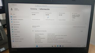 Lenovo ThinkPad i5 16GB SSD 238GB Win11 Pro