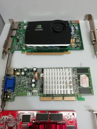 Lote Placas Gráficas AGP e PCI Express