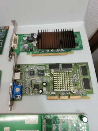 Lote Placas Gráficas AGP e PCI Express