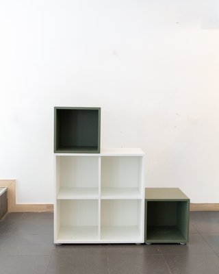 Estantería Modular Eket Ikea Verde/Blanco