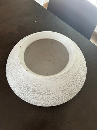 Vaso ceramica bianco