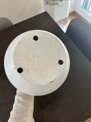 Vaso ceramica bianco