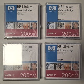 4 Cintas HP LTO-1 Ultrium 200GB Nuevas