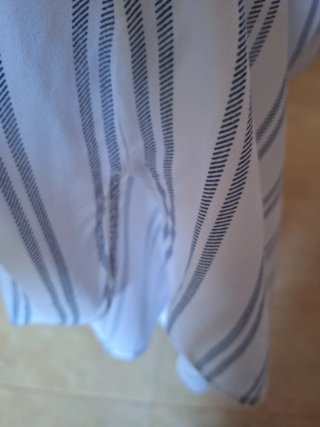 Camisa Primark rayas azul y blanco