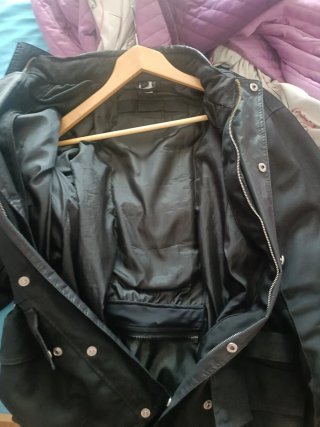 Chaqueta Moto Invierno Negra
