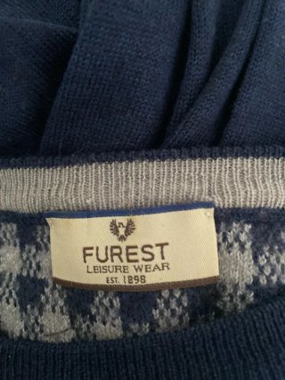 Jersey azul lana y acrílico Furest