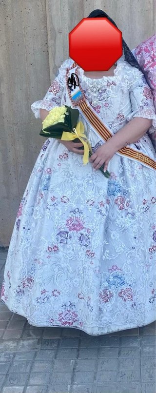 Traje de Fallera Multicolor Talla Única