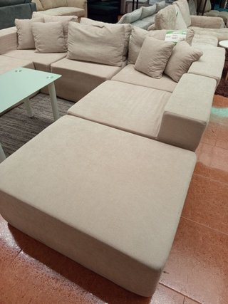 Sofá Modular Beige Tela