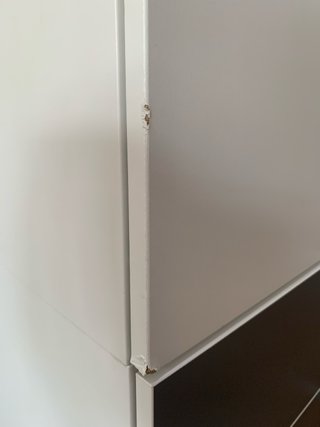 Mueble de Almacenamiento Blanco y Gris