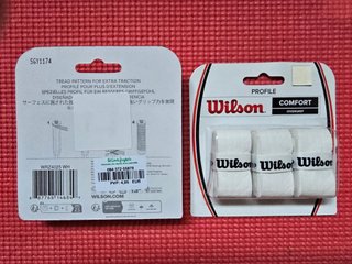 6 Overgrips Wilson Comfort - NUEVO PRECINTADO
