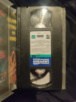 VHS Star Wars: El Imperio Contraataca