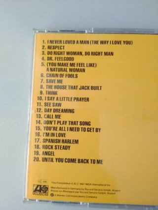 CD ARETHA FRANKLIN - (20 Greatest Hits)