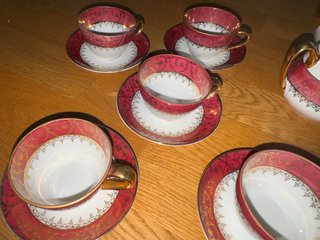 Juego de Tazas de Café de Porcelana