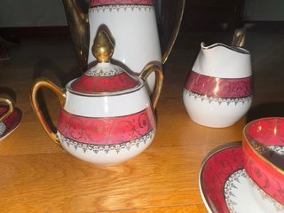 Juego de Tazas de Café de Porcelana