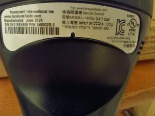 Escáner Honeywell 1400G2D 2USB