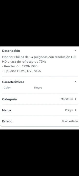 Monitor Philips 24 Full HD