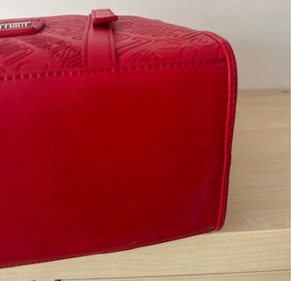 Borsa Love Moschino rossa/argento - nuova