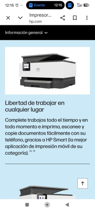 Impresora HP OfficeJet Pro 9010 Multifunción