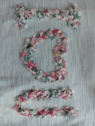 Camiseta niña I love you floral