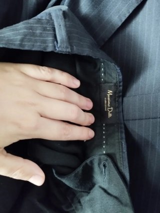 Traje Massimo Dutti Talla 42 Azul Marino