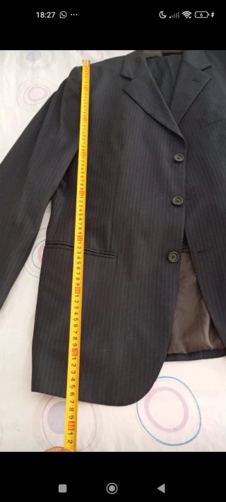 Traje Massimo Dutti Talla 42 Azul Marino
