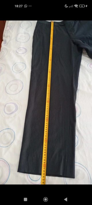 Traje Massimo Dutti Talla 42 Azul Marino