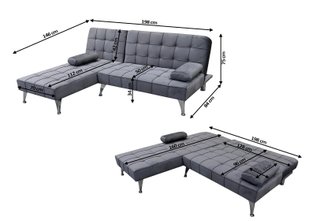 Sofá Cama Chaise Longue XS –práctico y Económico!!