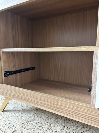 Mueble TV madera y metal