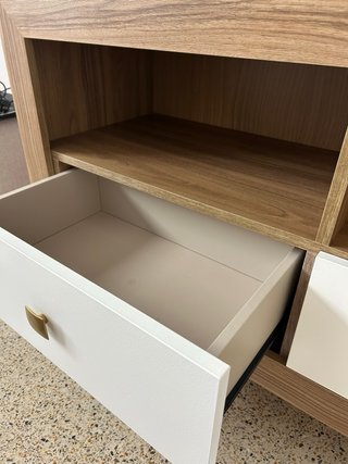 Mueble TV madera y metal