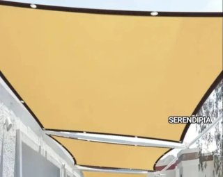 TOLDO VELA DE SOMBREO CUADRADO 3X3 BEIGE