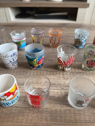 Lote Vasos de chupito souvenir