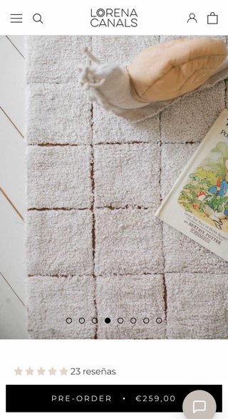 Alfombra lavable Lorena Canals 140x200