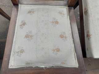5 Sillas Antiguas Tapizadas